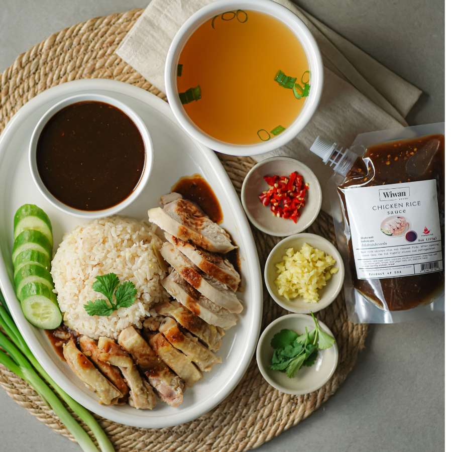 Chicken Rice Sauce (Spicy Ginger Soybean Sauce)